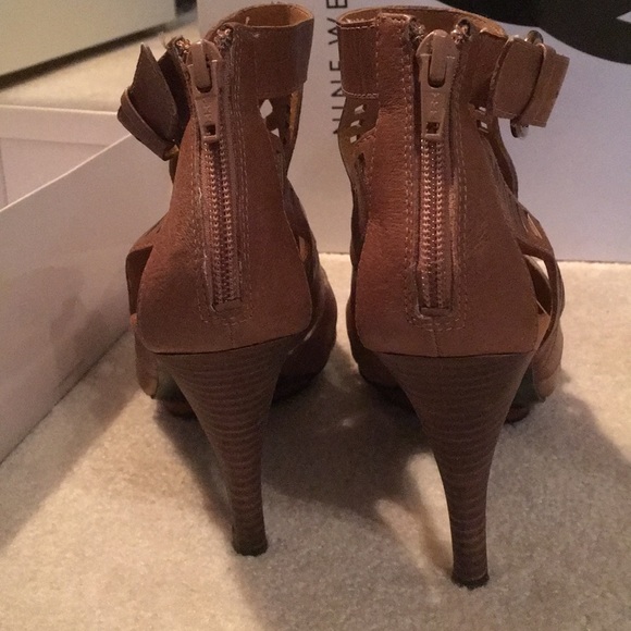 Nine West open toe booties size 9.5 - Picture 5 of 7
